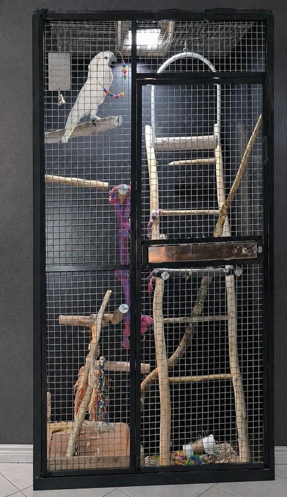 ZGAN Aluminium kamervoliere., Dieren en Toebehoren, Vogels | Hokken en Kooien, Zo goed als nieuw, Volière, Aluminium, Ophalen