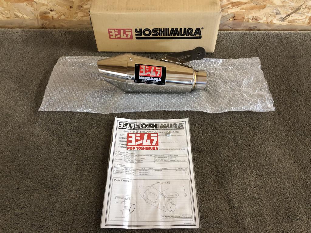 Yoshimura Tri-Cone Japan uitlaat demper BMW S1000RR 10-14, Yoshimura Japan, Verzenden, Nieuw, 6748 Nakatsu, Aiko-Gun, Aikawa-Machi, Kanagawa-Pref., 243-0303, JP