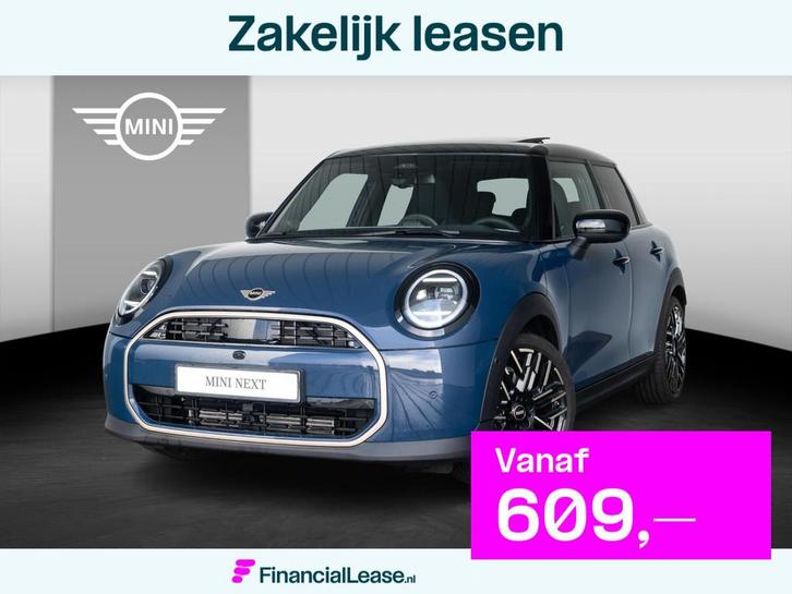MINI 5-deurs Cooper C Favoured + Pakket L + 360 Camera + Pan, Auto's, Mini, Bedrijf, Lease, Financial lease, Cooper, Alarm, Head-up Display