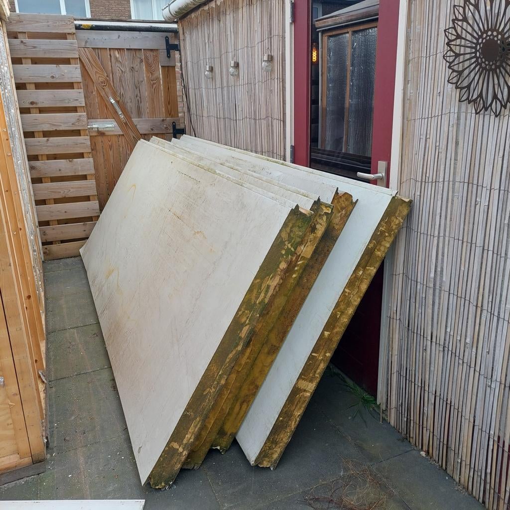 Gebruikte sandwichpanelen voor isolatie, Doe-het-zelf en Verbouw, Isolatie en Afdichting, 4 tot 8 cm, Dakisolatie, Ophalen of Verzenden