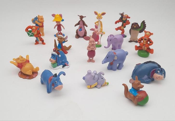 Winnie de Poeh & Vrienden figuurtjes 19 verschillende Zaini, Verzamelen, Disney, Gebruikt, Beeldje of Figuurtje, Winnie de Poeh of vrienden