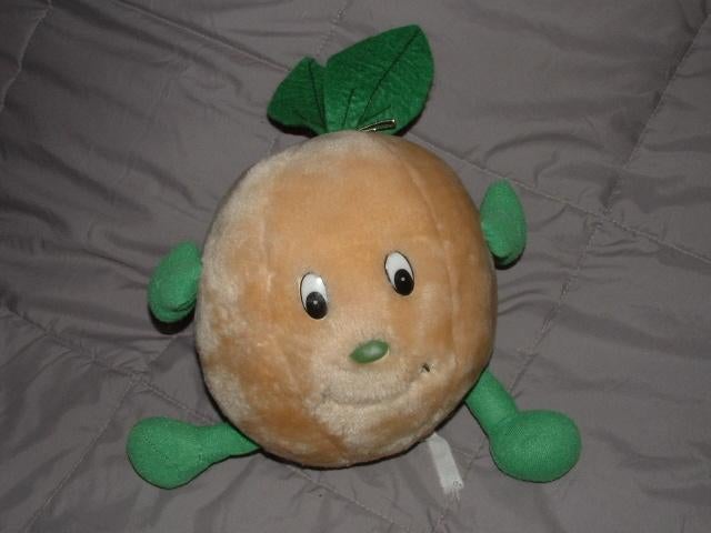 MIROIR MELOEN KNUFFEL PLUCHE LICHTGEEL MET VELOURS, Ophalen of Verzenden, Nieuw, Overige typen