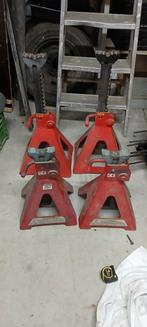 Set van 4 robuuste 12 ton assteunen voor voertuigonderhoud, Auto diversen, Ophalen of Verzenden, Gebruikt, Mechanisch