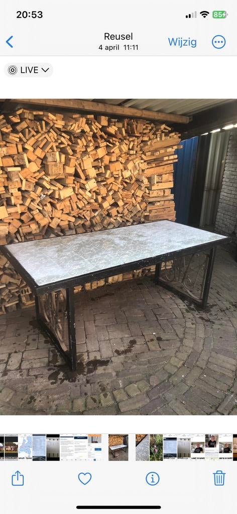 Tuintafel, Ophalen of Verzenden, Zo goed als nieuw