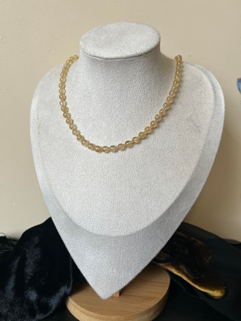 Citrien beschermt geluk welvaart vreugde intuïtie magie, Sieraden, Tassen en Uiterlijk, Kettingen, Geel, Nieuw, Verstelbaar, Ophalen of Verzenden
