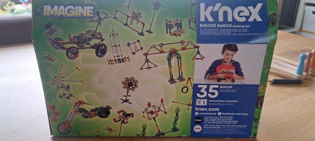 K'nex Imagine Builder Basics Bouwset - 446 onderdelen, Ophalen of Verzenden, Nieuw, K'nex