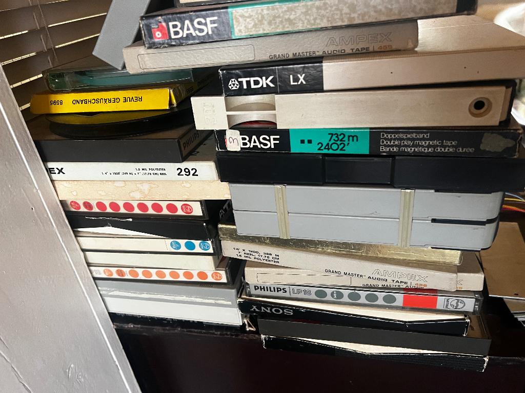 oude banden 1/4 inch voor bandrecorders te koop, Ophalen of Verzenden, Onderdeel