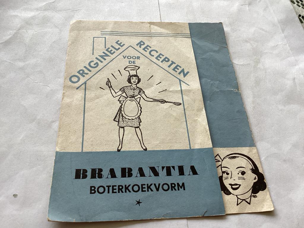 Vintage Brabantia Botercookvorm Receptenboekje 1959, Ophalen of Verzenden