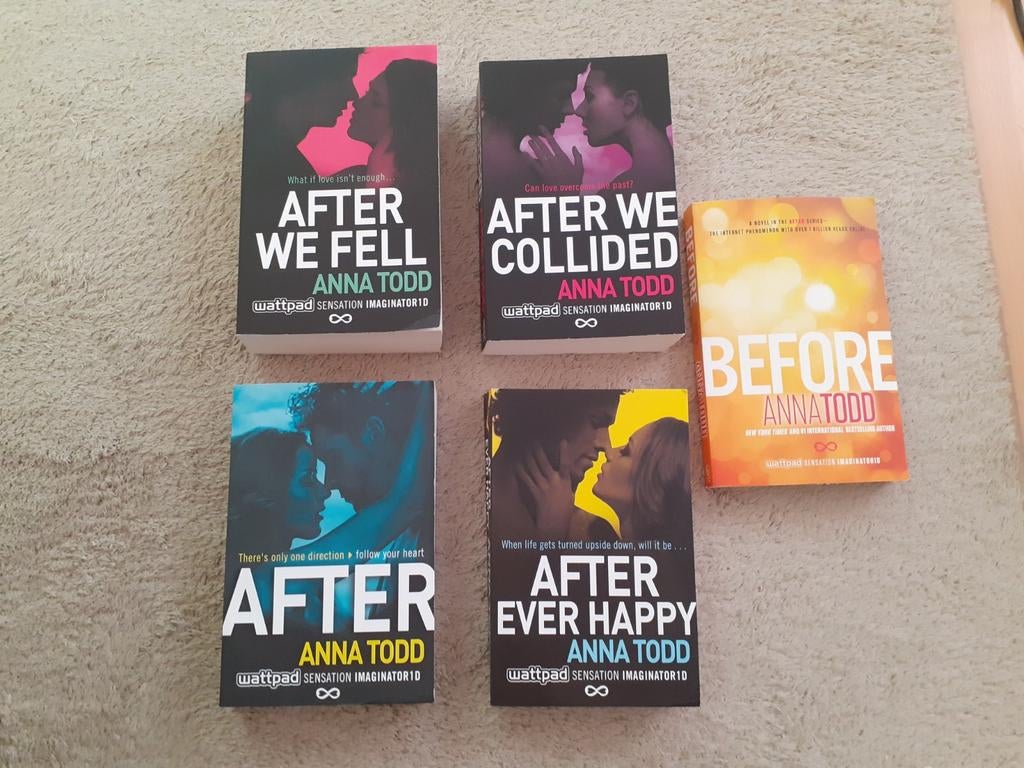 ANNA TODD - 5 Boeken / Engels, Boeken, Ophalen of Verzenden, Zo goed als nieuw, Anna Todd