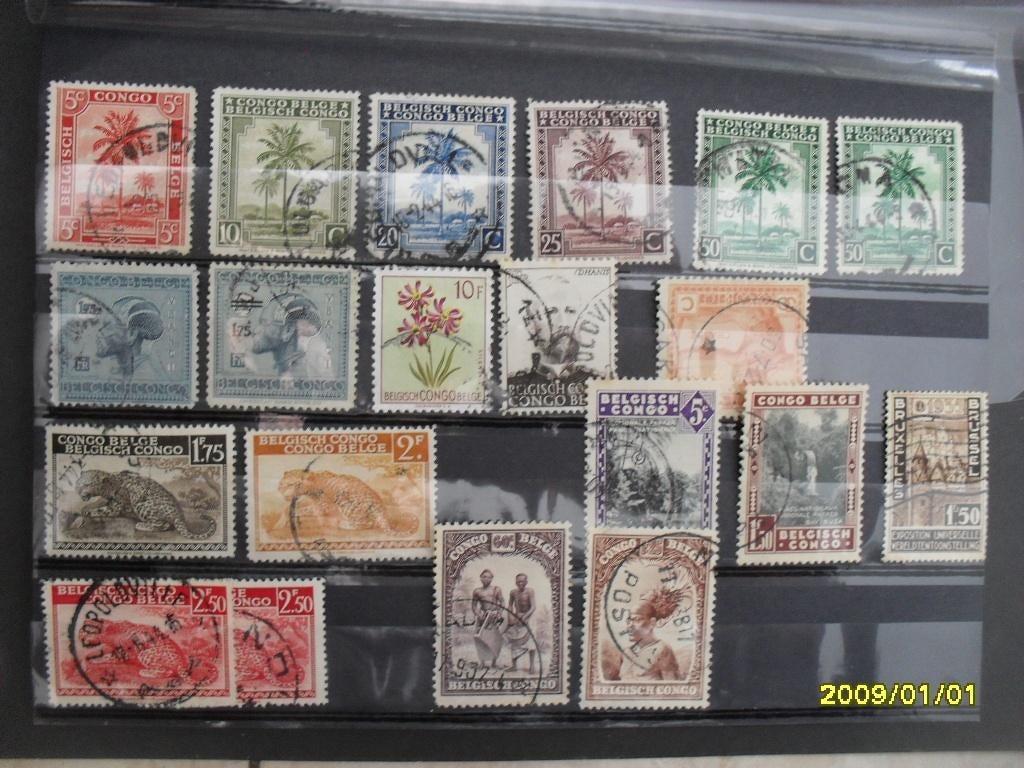 Leuk kaveltje Belgisch Congo gestempeld., Ophalen, Overige landen, Gestempeld