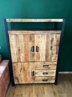 Massief mango houten kasten set, Ophalen, 100 tot 150 cm, 150 tot 200 cm, 25 tot 50 cm