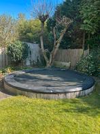 Degelijke Berg Champion trampoline 430cm doorsnede, Ophalen, Gebruikt