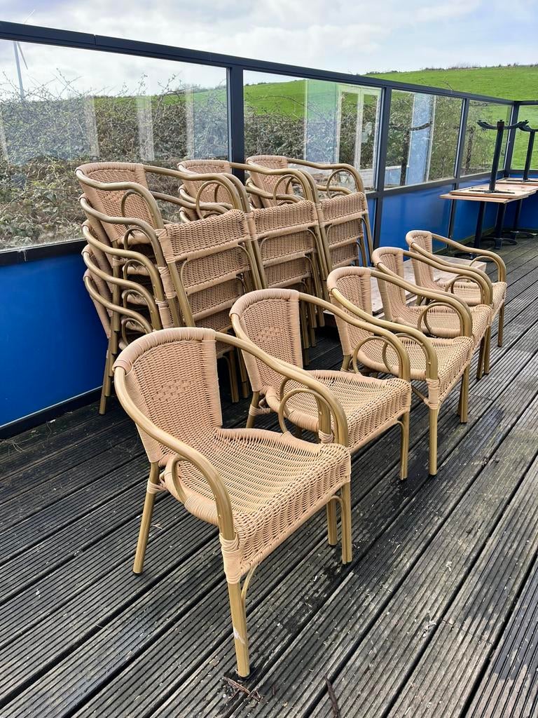 Terrasstelen 20, Tuin en Terras, Tuinstoelen, Ophalen of Verzenden, Zo goed als nieuw, Kunststof