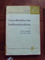 4x Landbouw Dierkunde Alg Bijz Gezondheidsleer Veeteelt 1961, Ophalen of Verzenden, Beta, Gelezen, HBO