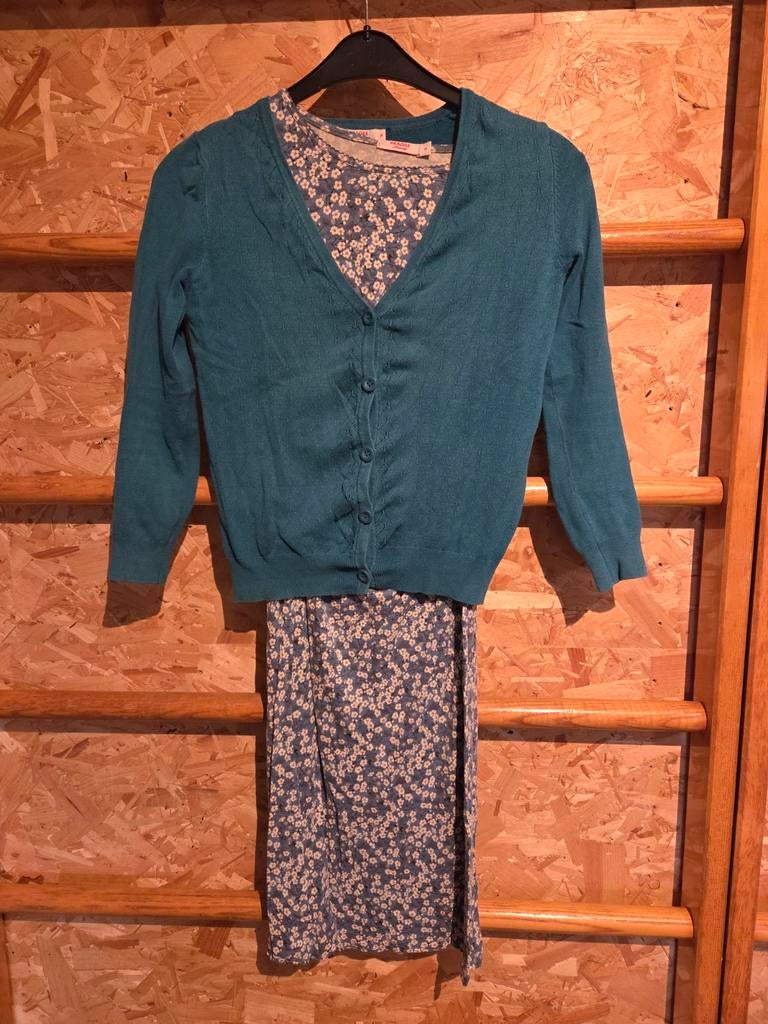 Zwangerschaps- en voedingskleding jurk Fragile maat S, Kleding | Dames, Positiekleding, Maat 38/40 (M), Blauw, Fragile, Jurk