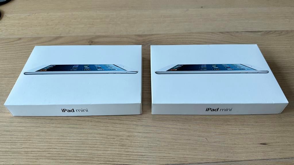 Apple iPad mini gen1,16Gb - 2 stuks, Computers en Software, Apple iPads, Gebruikt, Wit, Ophalen of Verzenden, 7 inch of minder