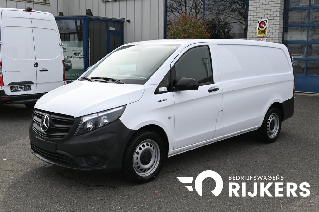 Mercedes-Benz eVito 112 L2 66 kWh Audio 30 met camera, Achte, Gebruikt, Lichtsensor, Met garantie (alle), Wit