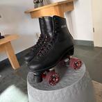 OTRS Rolschaatsen Zwart Leer Maat 38, Sport en Fitness, Skeelers, Gebruikt, Overige typen, Ophalen of Verzenden, Dames