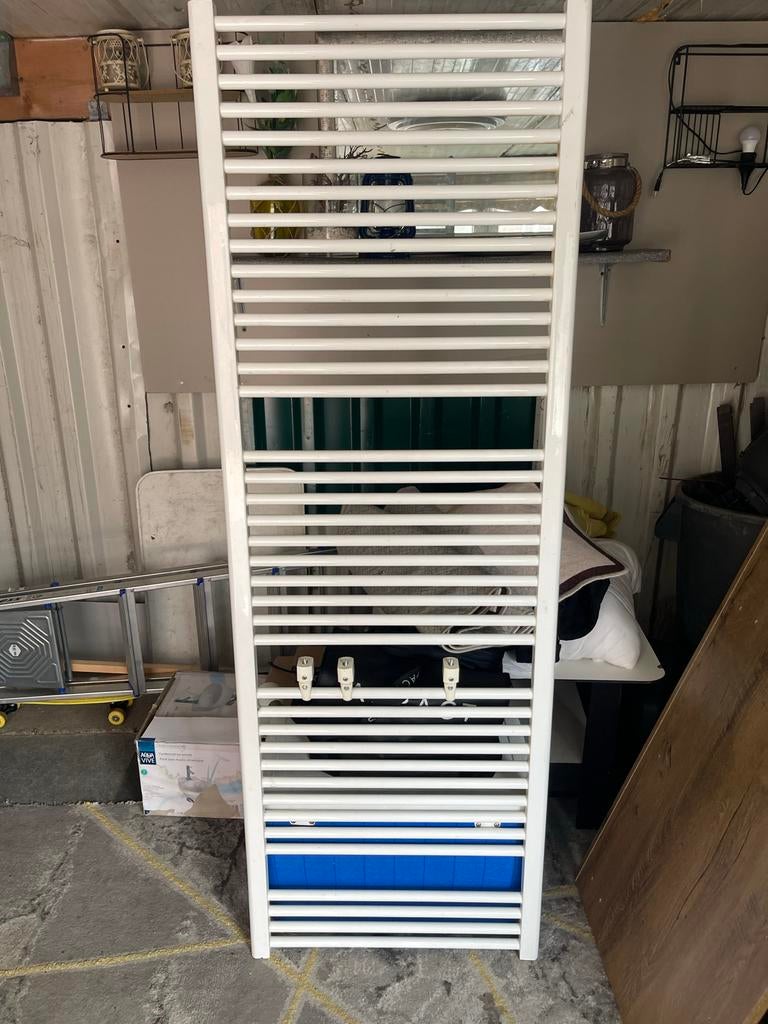 Witte handdoekradiator, 500 tot 800 watt, Radiator, Minder dan 60 cm, Ophalen of Verzenden