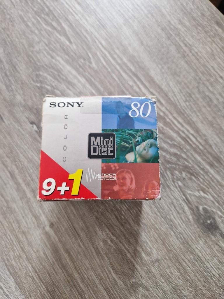Sony 80 min. minidisc/minidisk nieuw in doos!, Ophalen of Verzenden