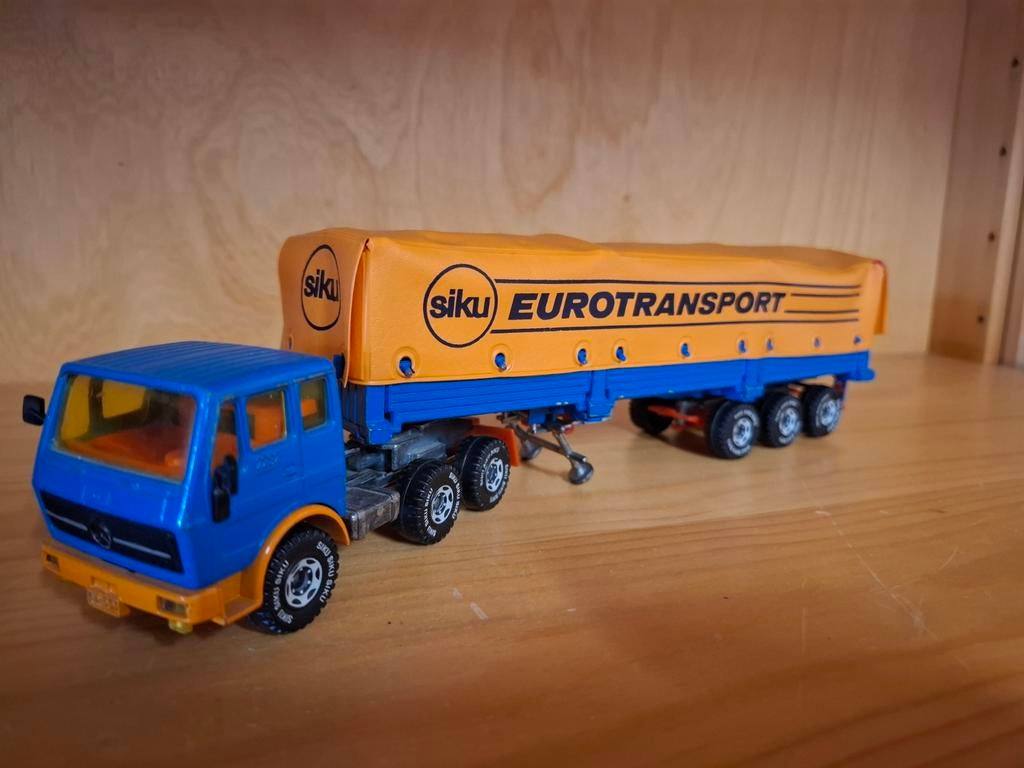 Siku Mercedes Eurotransport vrachtwagen, Ophalen of Verzenden