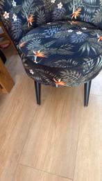 Fauteuil met tropische print - Zo goed als nieuw, Ophalen, Overige kleuren, Zo goed als nieuw, Eén