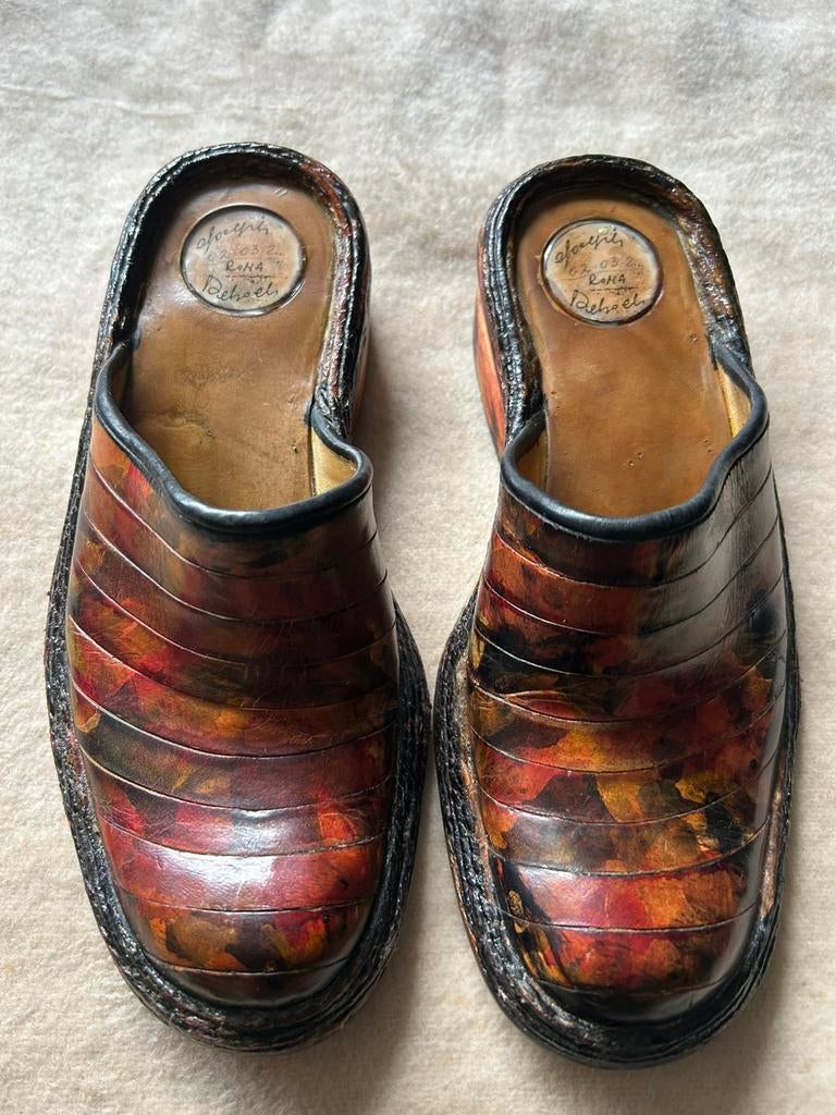 Joseph Debach; handgemaakte design klompen maat 38/39, Kleding | Heren, Schoenen, Overige kleuren, Klompen, Ophalen of Verzenden