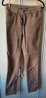 Bruine corduroy broek van Sanne - Maat S, Kleding | Dames, Bruin, Ophalen of Verzenden, Zo goed als nieuw, Sahne