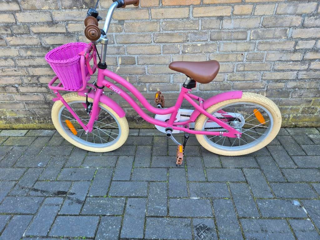 Roze 2cycle meidenfiets 18 inch, Ophalen, Gebruikt, 16 tot 20 inch, 2cycle