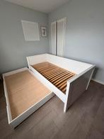 Bed Woood hout 1 pers 90x200cm, Huis en Inrichting, Ophalen, Gebruikt, 90 cm, Eenpersoons
