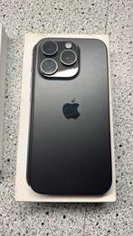 iPhone 15 pro 128gb black titanium, Telecommunicatie, Mobiele telefoons | Apple iPhone, 128 GB, Zwart, Ophalen of Verzenden, Zo goed als nieuw