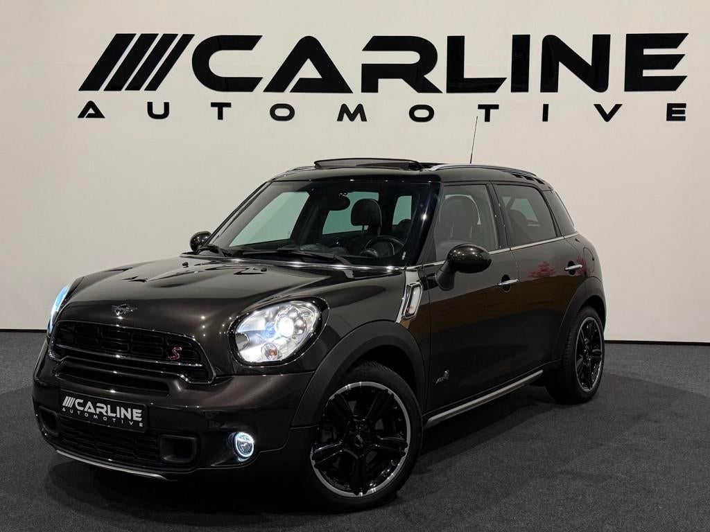 Mini Countryman 1.6 Cooper S ALL4 Chili PANORAMADAK STOELVER, Auto's, Mini, Automaat, Gebruikt, Bruin, Bedrijf