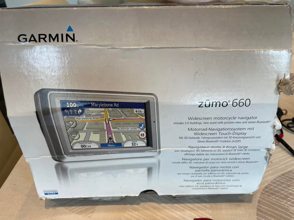 Garmin Navigatie, Zûmo 660., Motoren, Ophalen, Gebruikt