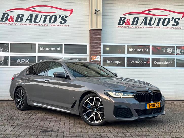 BMW 5-serie 545e xDrive M Sport Schuifdak Leder Headup Sfeer, Auto's, BMW, Bedrijf, Te koop, 5-Serie, 360° camera, 4x4, ABS, Achteruitrijcamera