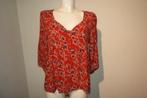 BA&SH leuke rode top in printje knopen voorkant 3/40