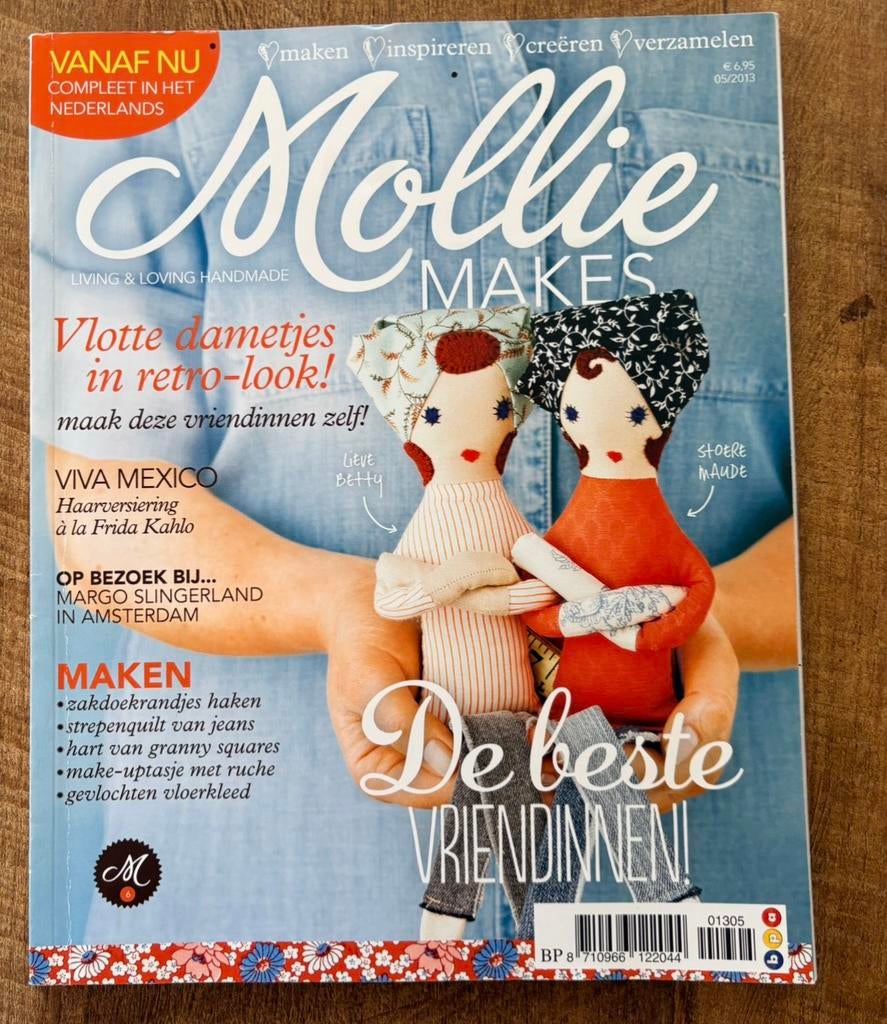 Mollie makes handwerkblad beste vriendinnen, Ophalen of Verzenden, Zo goed als nieuw, Muziek, Film of Tv