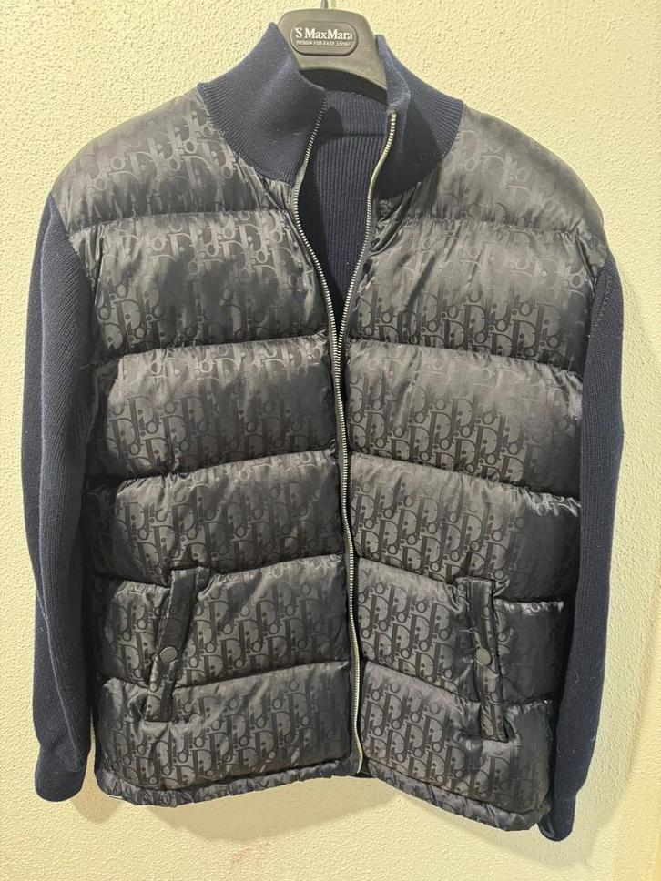 Dior Cardigan Maat M - Stijlvol en Comfortabel, Kleding | Heren, Truien en Vesten, Zo goed als nieuw, Maat 48/50 (M), Blauw, Ophalen of Verzenden