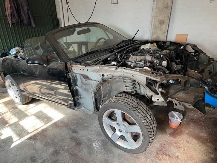 Mazda MX-5 1.8 bp4w 6 versnelling lpg project/schade auto, Auto's, Mazda, Particulier, MX-5, Benzine, Cabriolet, Handgeschakeld