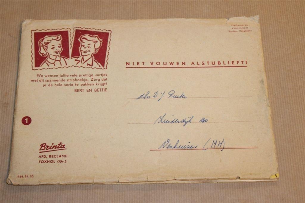 Bert en Bettie Brinta - Deel 1 - Met verzendenvelop !!, Ophalen of Verzenden, Zo goed als nieuw