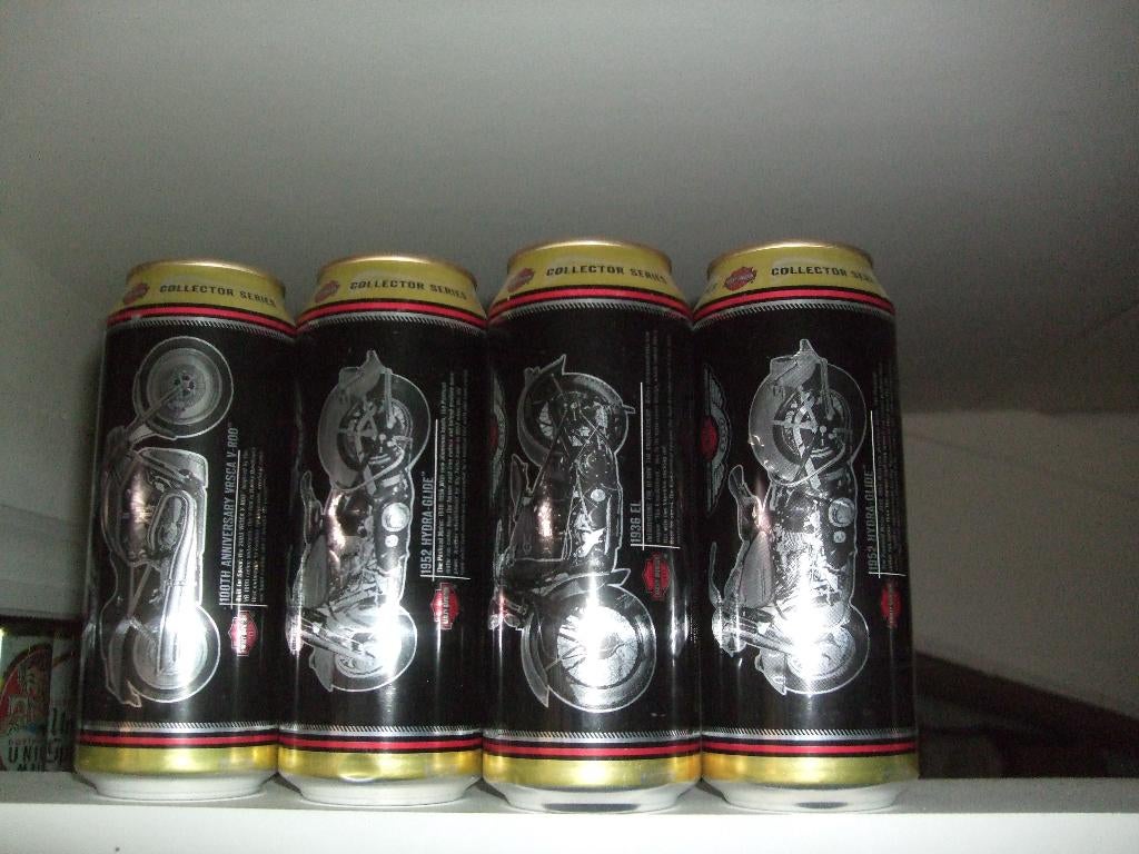 bierblikken harley davidson, Ophalen of Verzenden, Gebruikt