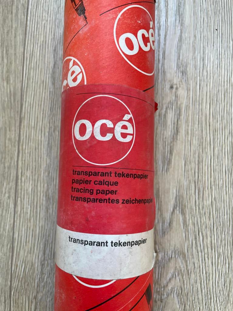 Océ transparant tekenpapier aangebroken rol 91.5 cm, Ophalen of Verzenden, Zo goed als nieuw, Overige typen