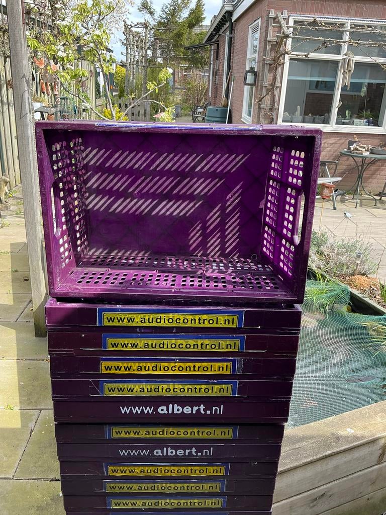 15x Opvouwbare kratten - Handig voor opslag en transport, Ophalen, Gebruikt, Opvouwbaar, Minder dan 35 cm