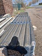 Asbestvrije golfplaten, ca. 400 m2, Ophalen, Zwart, 15 m² of meer, Golfplaat