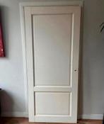 Massief eikenhouten jaren '30 binnendeur, Doe-het-zelf en Verbouw, Deuren en Horren, Ophalen, Gebruikt, 80 tot 100 cm, Binnendeur