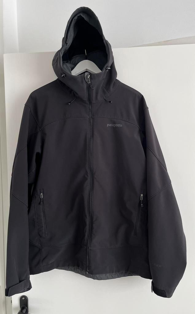 Zwarte Patagonia Polartec Softshell met Capuchon Maat XL, Kleding | Heren, Jassen | Winter, Zo goed als nieuw, Maat 56/58 (XL)