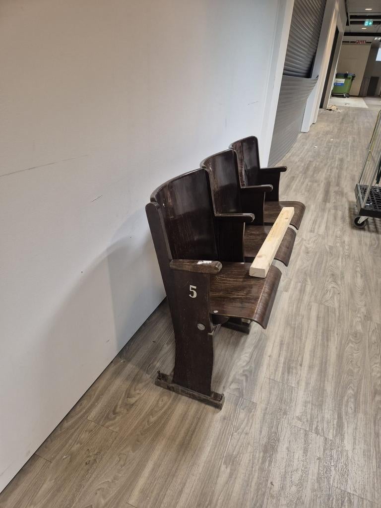 Thonet vintage bioscoop stoelen, Huis en Inrichting, Complete inboedels, Ophalen