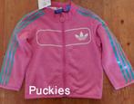 Roze Adidas sweatvest maat 80 NIEUW (10369) a, Kinderen en Baby's, Babykleding | Maat 80, Adidas, Nieuw, Ophalen of Verzenden