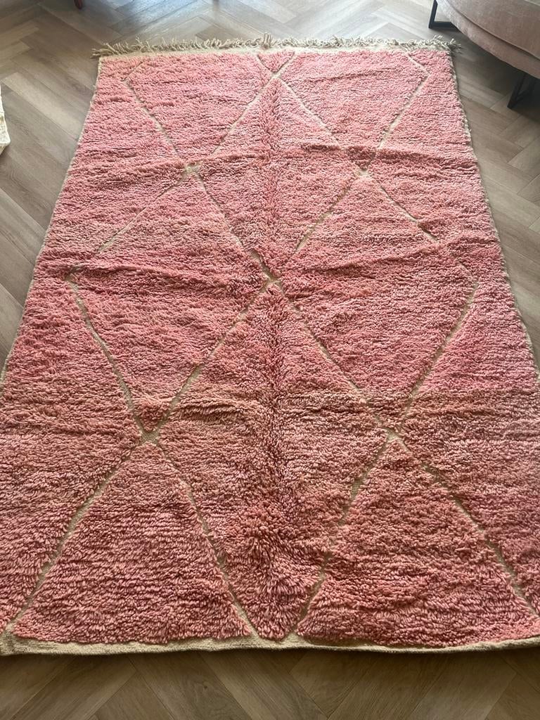 Marokkaanse vloerkleed wol beni ourain, Ophalen, Zo goed als nieuw