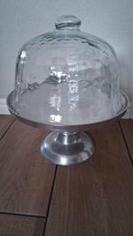 Grote Riverdale taartplateau met glazen stolp (35 cm), Huis en Inrichting, Woonaccessoires | Stolpen, Ophalen, Gebruikt