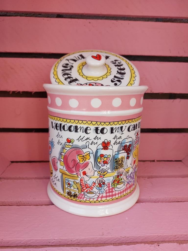 Blond Amsterdam snoeppot / voorraadpot, Ophalen of Verzenden, Zo goed als nieuw, Aardewerk, Blond Amsterdam